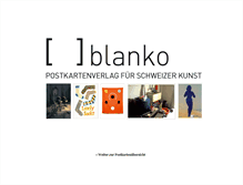 Tablet Screenshot of blanko.ch